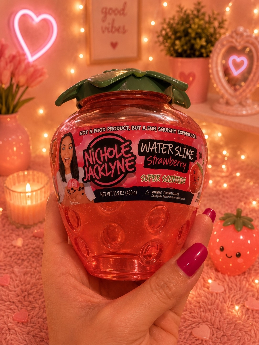 Strawberry Water Slime — Pink